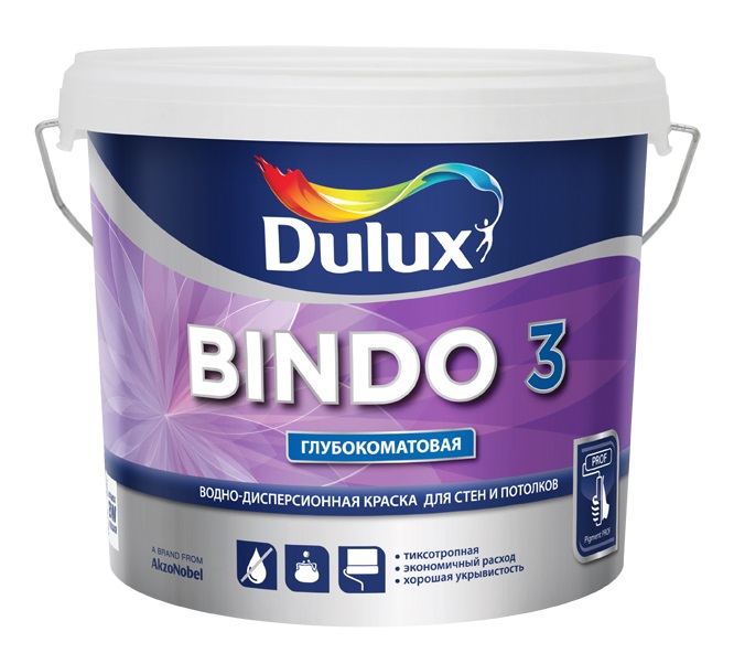 Краска Luxium Professional Bindo 3 глуб/мат BW 9л