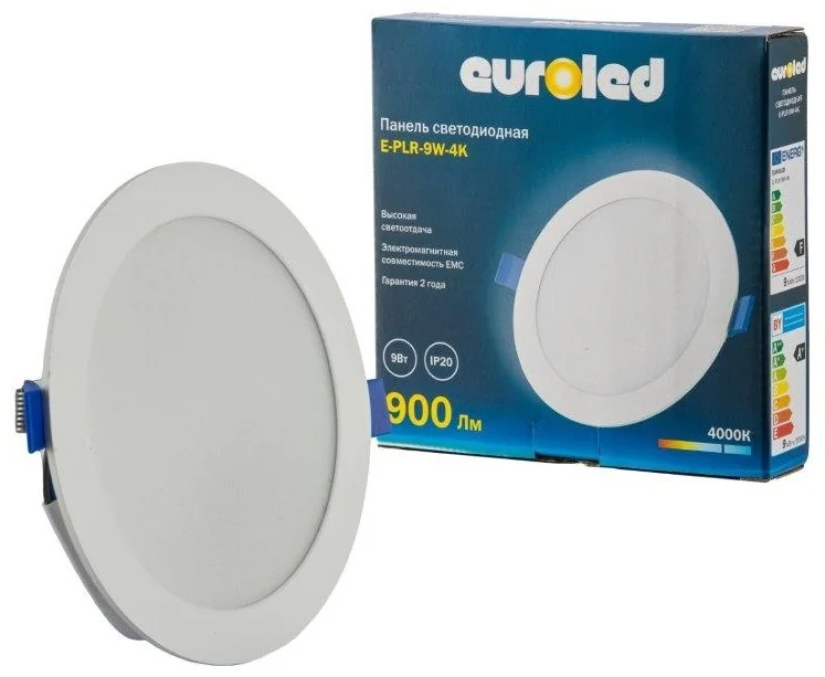 Панель светодиодная круглая Euroled SUNLIGHT 9W 4000K