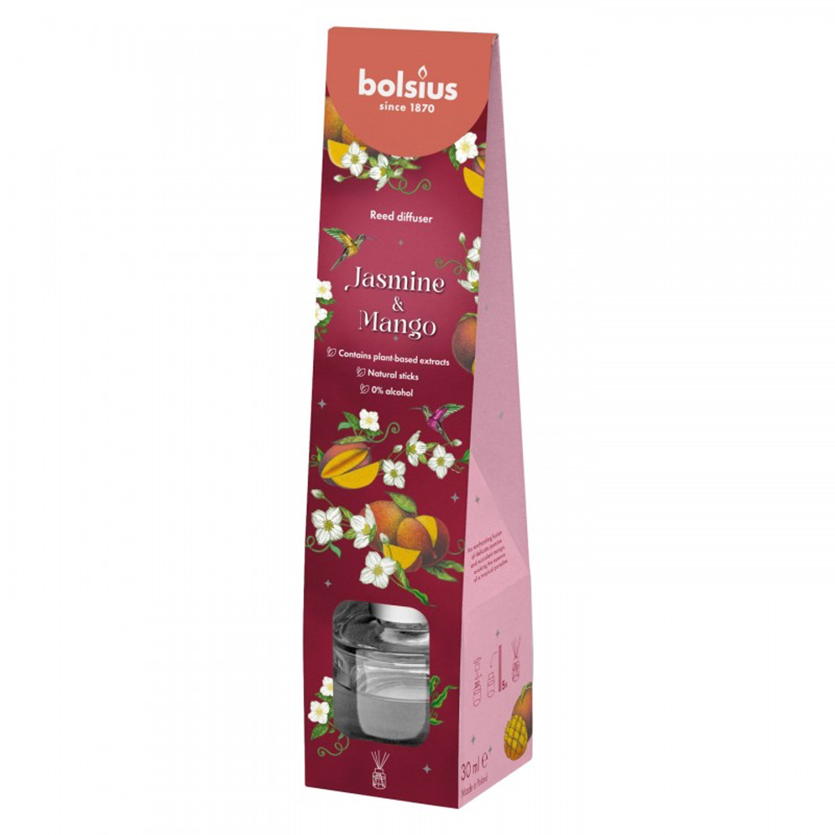 Аромадиффузор Bolsius 30 мл Jasmine & Mango