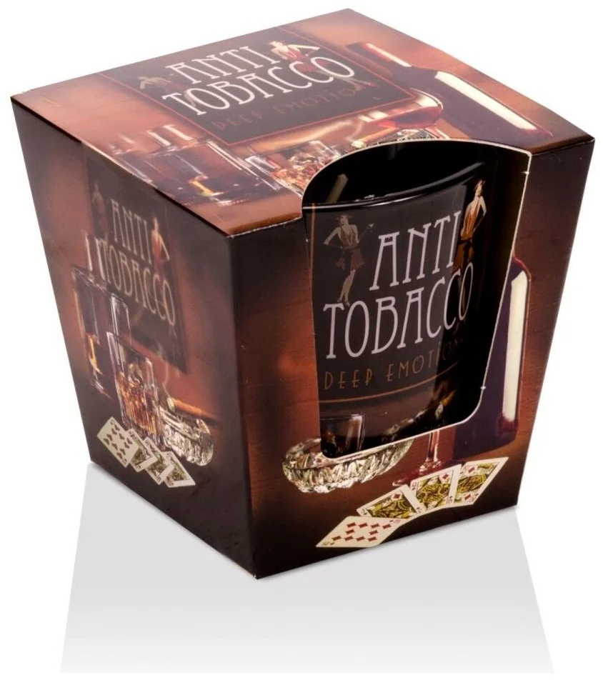 Аромасвеча BARTEK в стакане Анти-табак 115 гр (Anti-Tobacco)