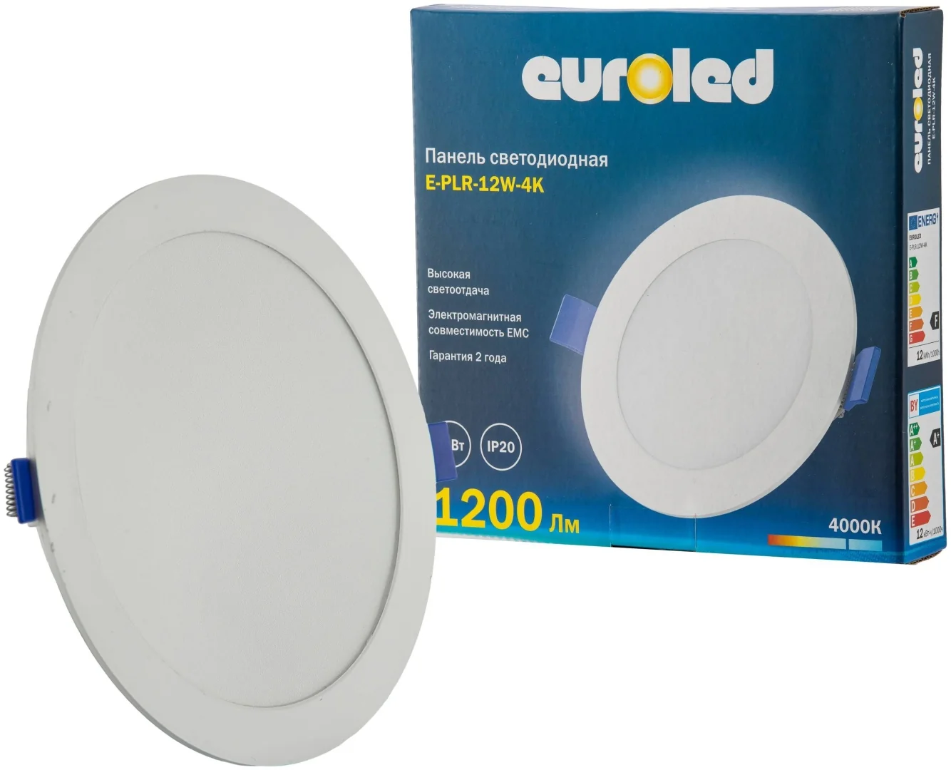 Панель светодиодная круглая Euroled SUNLIGHT 12W 4000K