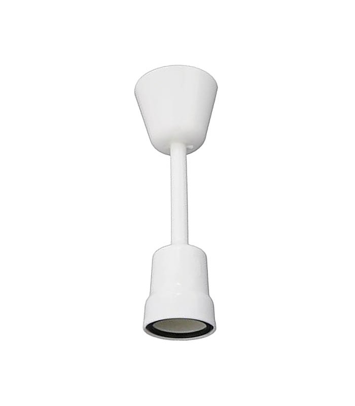 Патрон белый VT/E27/WITH ROSETTE&TERMINAL/WHT/PLS LAMPHOLDER