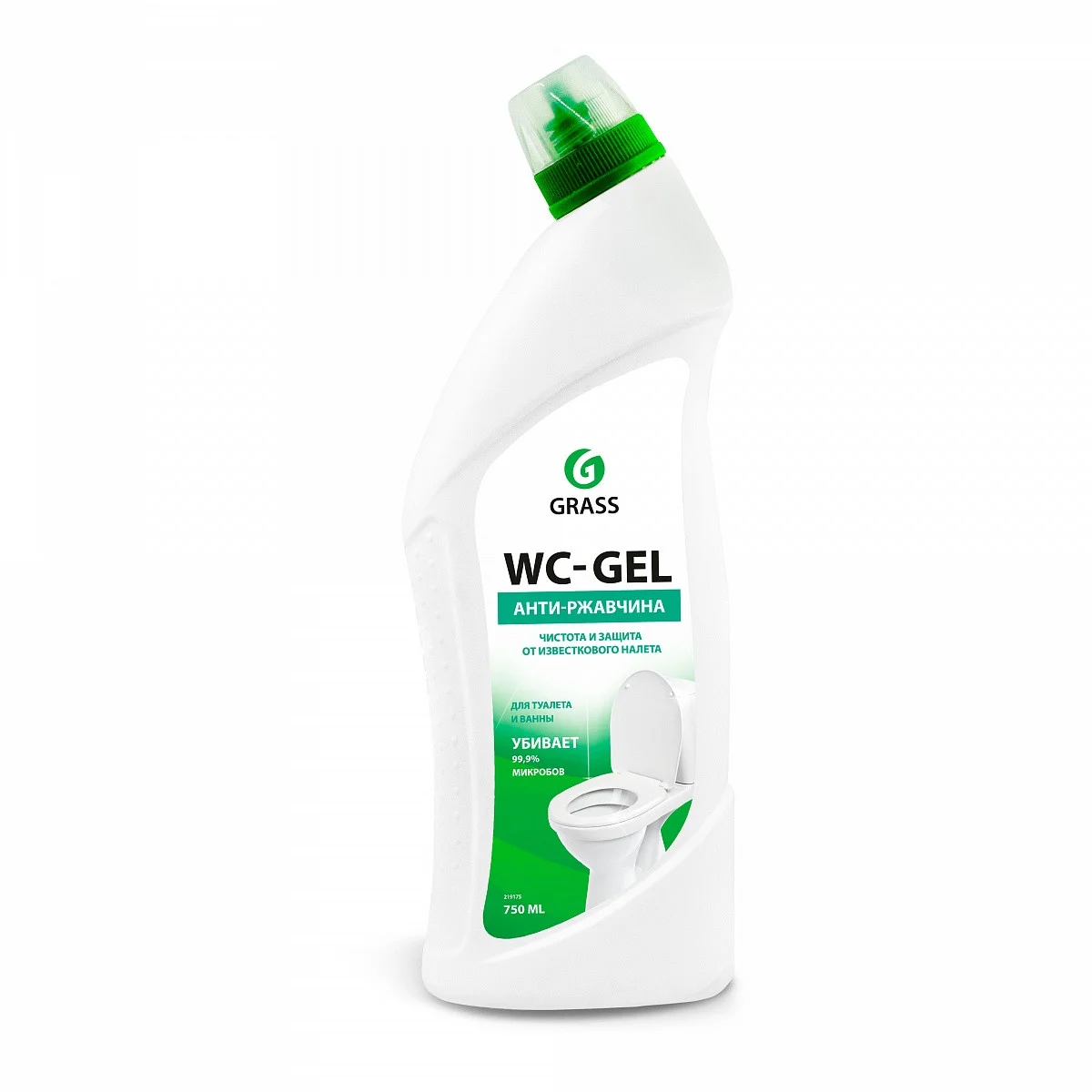 Средство GRASS для чистки сантехники WC-GEL 750 мл 219175