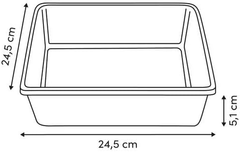 Форма для выпечки 5Five Harmony 24,5х24,5 см беж 209737