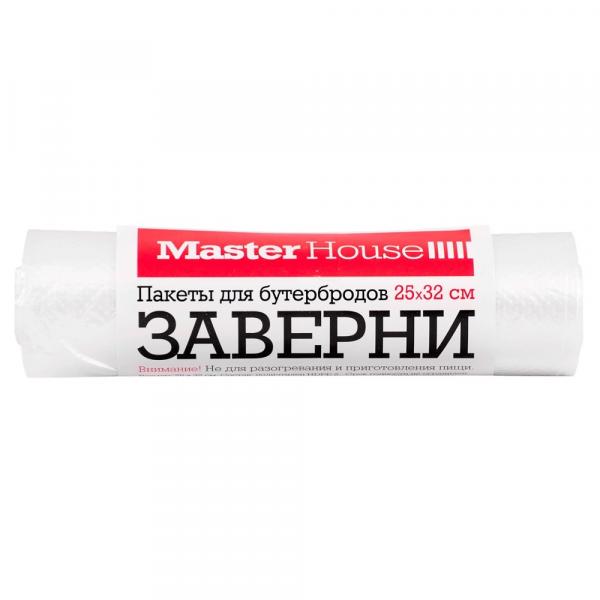 Пакеты для бутербродов ЗАВЕРНИ 25*32 см 50 штук в рулоне 6 мкм 60226