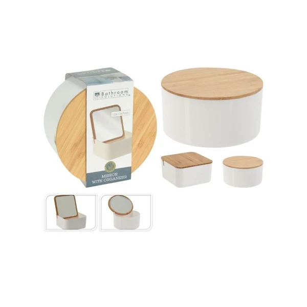 Зеркало настольное с органайзером Bathroom solution 101000740 K