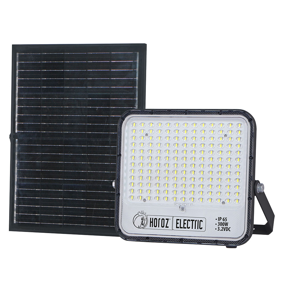 Прожектор 068-012-1050 50W BLACK 6400K 3.2VDC LED SOLAR PRJ.