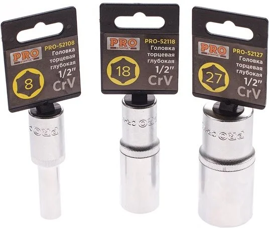 Головка 1/2" 19мм 6гр. глубокая PRO STARTUL (PRO-52119)