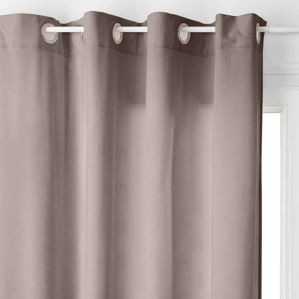 Штора Atmosphera LILOU 140X260 серо-коричневый 146202C