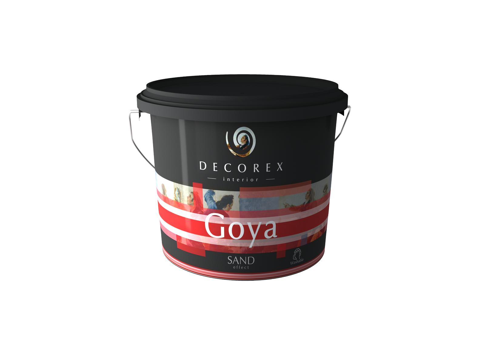 Декоративная краска Decorex Goya NEW, 5 кг, база silver