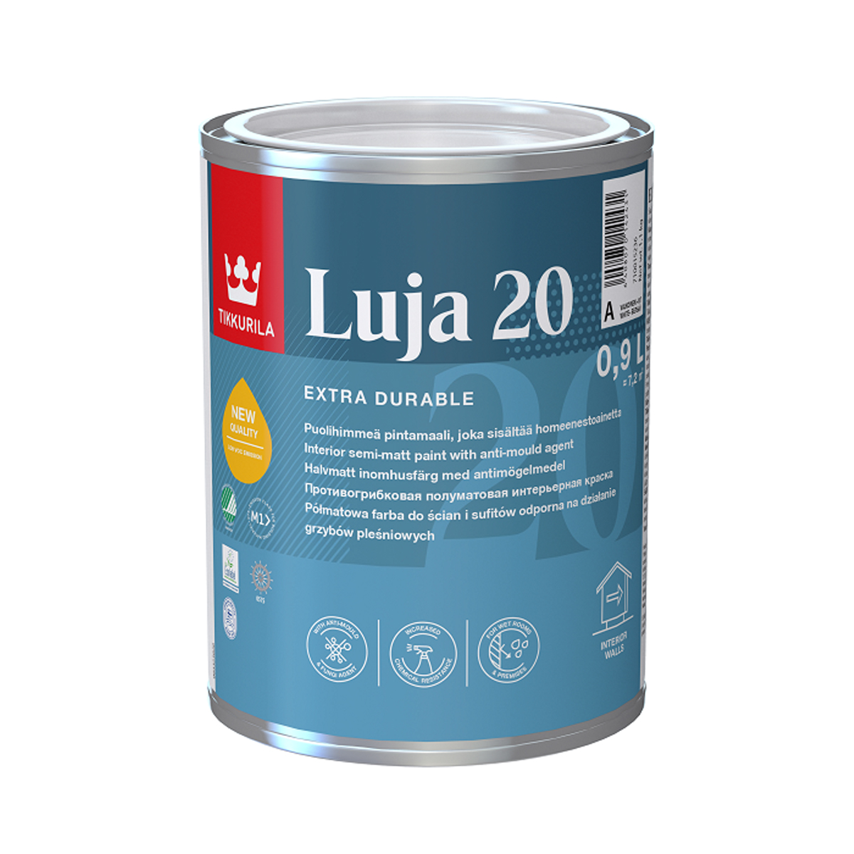 Краска экстра-стойкая LUJA 20 A п/мат 0,9л
