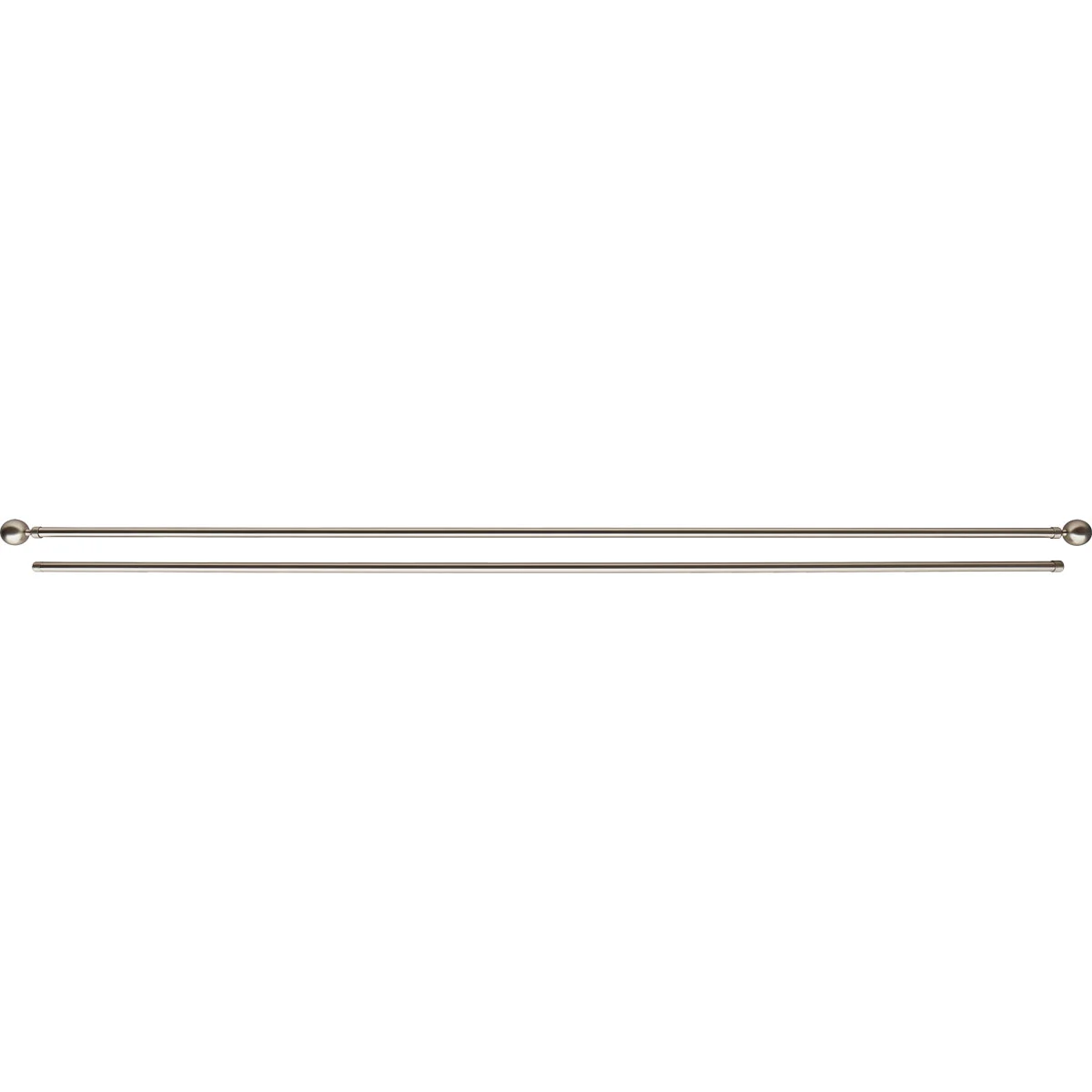 Карниз телескоп. 2х рядный Luance PALOMA 210-380 см D19 серебро 796221099