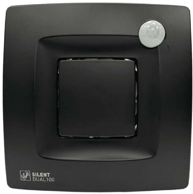 ВентиляторSILENT DUAL 100 MATT BLACK (220-240V 50HZ) RE