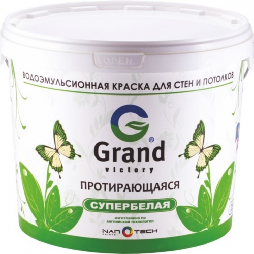 Краска "Grand Victory",  для вн. работ "Протирающаяся 101" 6,5кг
