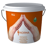 Краска водоэмульсионная, NORMA FRONTA, 25 кг (фасадная, интерьерная, моющаяся, всесезонная)
