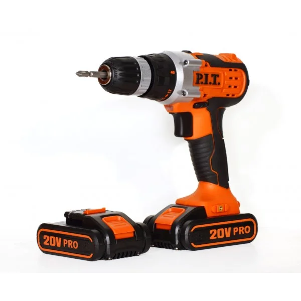 Шуруповерт аккумуляторный  "P.I.T."  31034 - PRO  20v 10ᶲ Li-ion