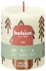 Свеча столбик Bolsius 8х6,8 см Soft Pearl