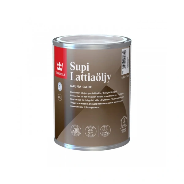 Масло защитное TIKKURILA SUPI LATTIAÖLJY для пола 0,9л