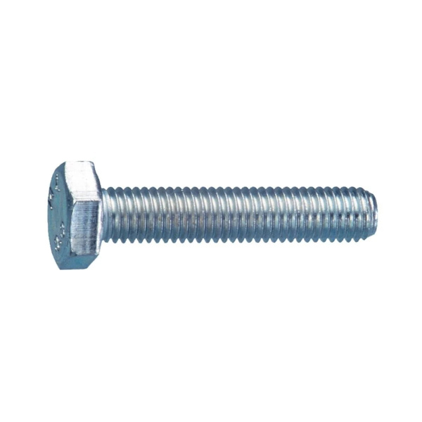 Болт М6х25 мм шестигр., цинк, кл.пр. 5.8, DIN 933 (10 шт в зип-локе) STARFIX