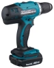 Дрель-шуруповерт Makita; 42/27 Нм; 1.5-13 мм; 2 батареи Li-Ion 18 В, 1,5 Ач; зарядка; чемодан