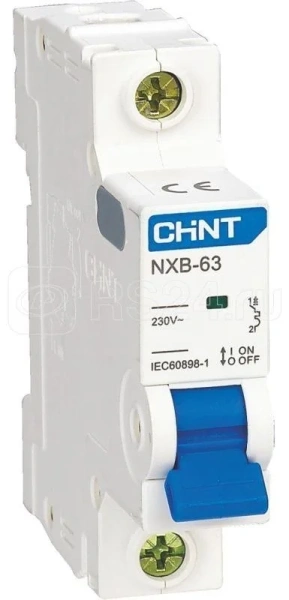 Автомат. выкл. NXB-63S 1P 20А 4.5kA х-ка C (R) CHINT