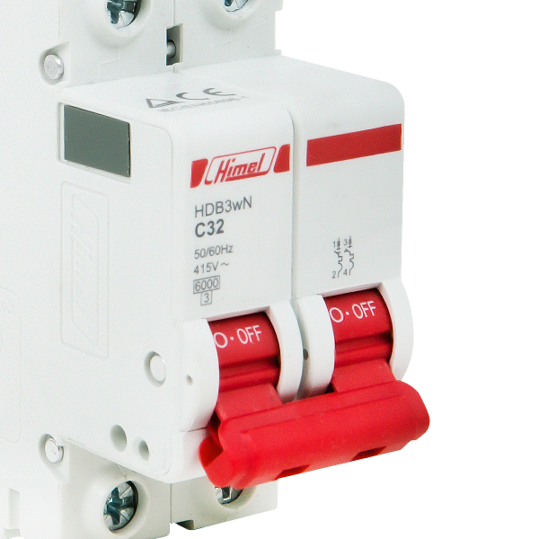 Авт выкл DZ47s 6kA 2p C 32A HIMEL 2C32