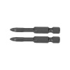 Биты KRAFTOOL ЕХPERT торсионные кованые обточенные Cr-Mo сталь тип хвостовика E 1/4 PZ1 50мм 2шт