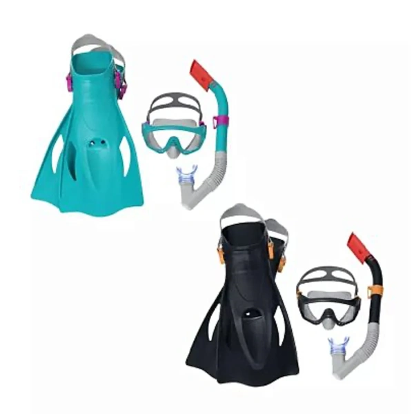 Набор для плавания BESTWAY Spark Wave 14+ маска, трубка, ласты (41-46р) в ассорт.25020