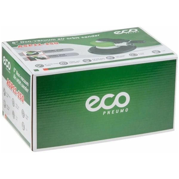 Пневмошлифмашина эксцентриковая ECO ASP11-150, арт.ASP11-150