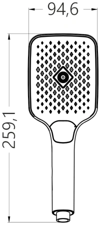 Лейка для душа GROSS AQUA Level 3 режима GA23219