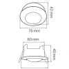 Датчик движения MUSTANG-1 088-002-0001 MAX. 1000W WHITE 110-240V SENSOR