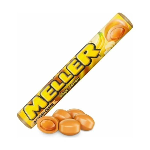 Meller Конфеты жевательные Банан 38г