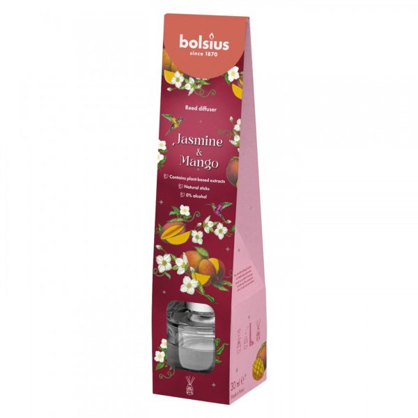 Аромадиффузор Bolsius 30 мл Jasmine & Mango