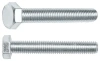 Болт М6х60 мм шестигр., цинк, кл.пр. 5.8, DIN 933 (10 шт в зип-локе) STARFIX