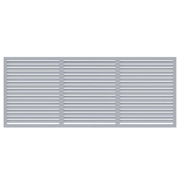 Экран радиаторный ПР фланец 600х1500 пластик Gray ERA