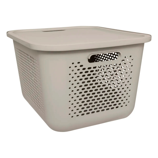 Корзинка с крышкой 5Five Aera 19,6 л 38,2х32,7х22,8см 205504