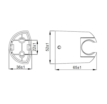 Держатель для лейки IDDIS 020CP00i53 020