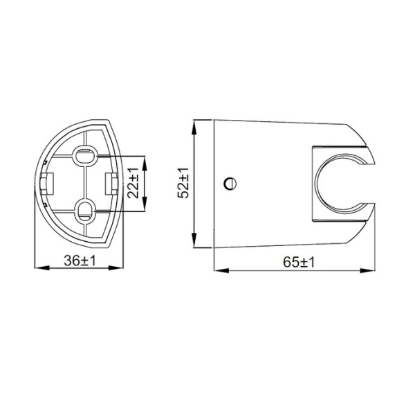 Держатель для лейки IDDIS 020CP00i53 020