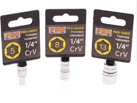 Головка 1/4" 7мм 6гр. PRO STARTUL (PRO-54007)