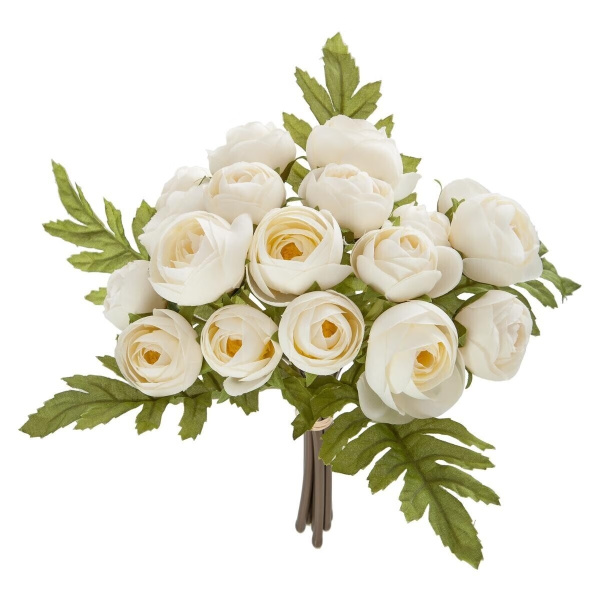 Букет искусственных растений Atmosphera Camelia 18 шт 30 см 155721