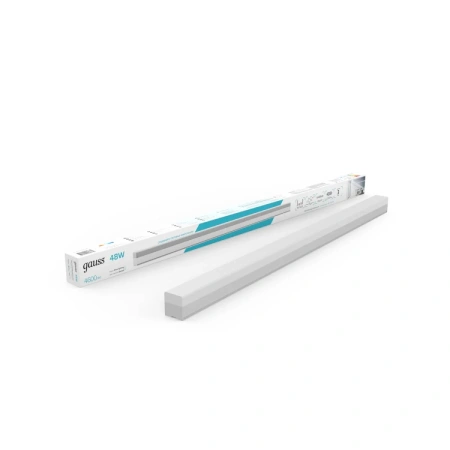 Светильник Gauss LED матовый IP40 1180*70*55мм 48W 4600Лм 4000K Shop Lighting белый 1/12 883525248