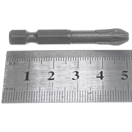 Биты KRAFTOOL ЕХPERT торсионные кованые обточенные Cr-Mo сталь тип хвостовика E 1/4 PZ3 50мм 2шт