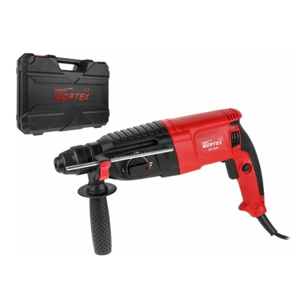 Перфоратор WORTEX LX RH 2628 в чем. 800 Вт, 2.8 Дж, 26 мм, 4 режима, SDS-plus, арт.0329062