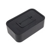 Розетка 2-ая (открытая, с/з) черная, Стандарт, Юпитер