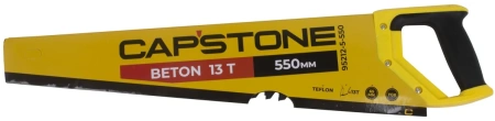Ножовка по пенобетону CAPSTONE 95212-5-550, тефлон, 13 зубцов YG8, 2-комп. пластиковая ручка, 550мм