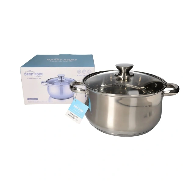 Кастрюля DH Ø24 см 6,1 л H14 cm нерж.сталь DH12-24