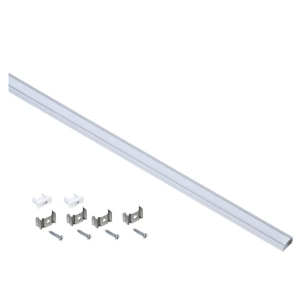 Профиль алюм. для LED ленты 1607 накл. прям. 2м к-т опал IEK LSADD1607-SET1-2-N1-1-08