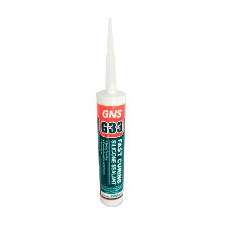 Герметик силиконовый GNS G33 Fast Curing 280 мл белый (White)