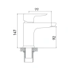 Смеситель д/р Gross Aqua 6515288СW Space