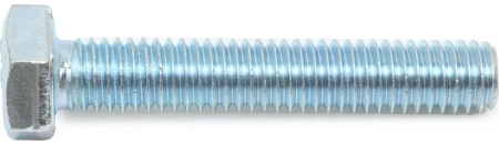 Болт М6х35 мм шестигр., цинк, кл.пр. 5.8, DIN 933 (10 шт в зип-локе) STARFIX
